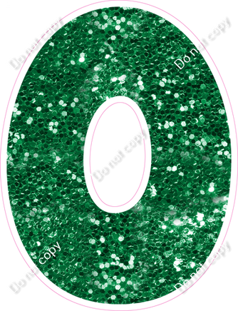 BBT 18" Individuals - Green Sparkle O