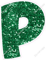 BBT 18" Individuals - Green Sparkle P