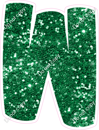 BBT 18" Individuals - Green Sparkle W