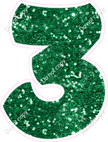 BBT 18" Individuals - Green Sparkle 3