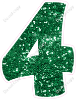 BBT 18" Individuals - Green Sparkle 4