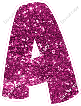 BBT 18" Individuals - Hot Pink Sparkle A