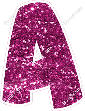 BBT 18" Individuals - Hot Pink Sparkle A