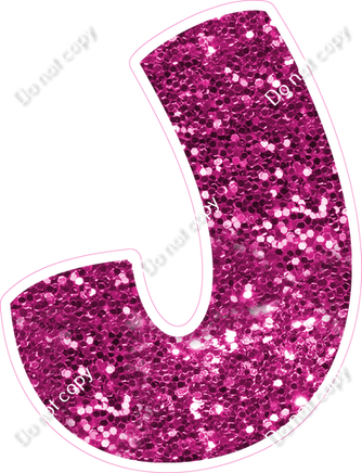 BBT 18" Individuals - Hot Pink Sparkle J