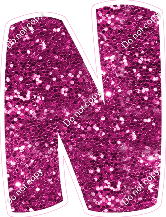 BBT 18" Individuals - Hot Pink Sparkle N