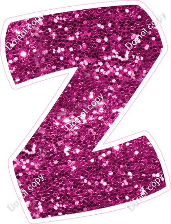 BBT 18" Individuals - Hot Pink Sparkle Z