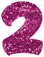 BBT 18" Individuals - Hot Pink Sparkle 2