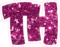 BBT 18" Individuals - Hot Pink Sparkle TH