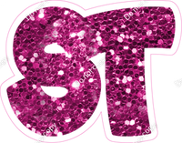 BBT 18" Individuals - Hot Pink Sparkle ST