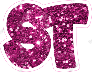 BBT 18" Individuals - Hot Pink Sparkle ST