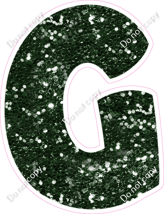 BBT 18" Individuals - Hunter Green Sparkle G