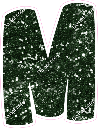 BBT 18" Individuals - Hunter Green Sparkle M