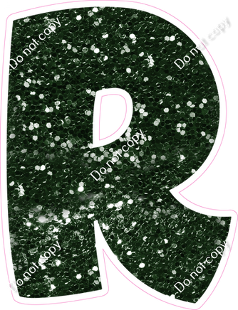 BBT 18" Individuals - Hunter Green Sparkle R