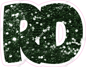 BBT 18" Individuals - Hunter Green Sparkle RD