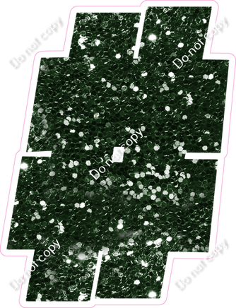 BBT 18" Individuals - Hunter Green Sparkle #