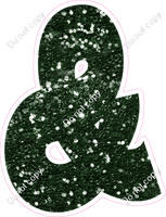 BBT 18" Individuals - Hunter Green Sparkle &