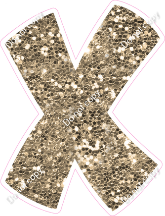 BBT 18" Individuals - Khaki Sparkle X