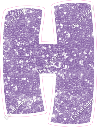 BBT 18" Individuals - Lavender Sparkle H
