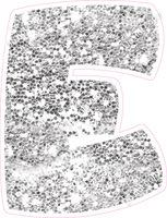 BBT 18" Individuals - Light Silver Sparkle E