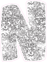 BBT 18" Individuals - Light Silver Sparkle N