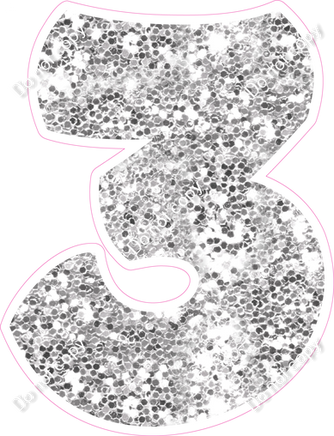 BBT 18" Individuals - Light Silver Sparkle 3