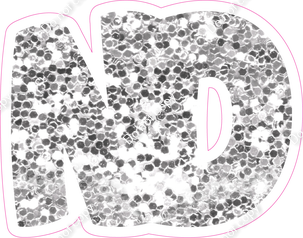 BBT 18" Individuals - Light Silver Sparkle ND