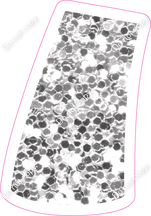 BBT 18" Individuals - Light Silver Sparkle Apostrophe