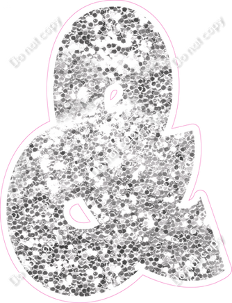 BBT 18" Individuals - Light Silver Sparkle &