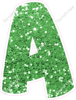 BBT 18" Individuals - Lime Green Sparkle A