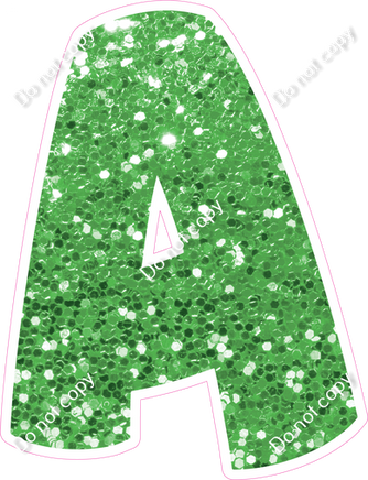 BBT 18" Individuals - Lime Green Sparkle A