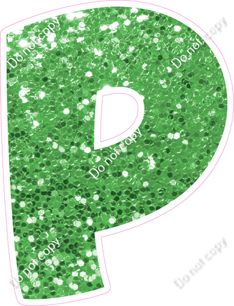 BBT 18" Individuals - Lime Green Sparkle P