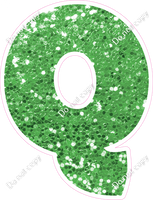 BBT 18" Individuals - Lime Green Sparkle Q