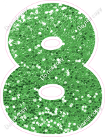 BBT 18" Individuals - Lime Green Sparkle 8