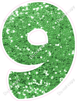 BBT 18" Individuals - Lime Green Sparkle 9