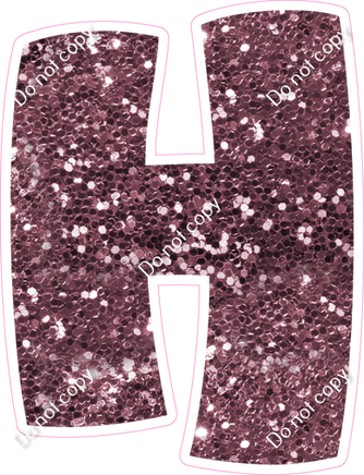 BBT 18" Individuals - Mauve Sparkle H