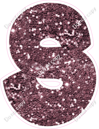 BBT 18" Individuals - Mauve Sparkle S