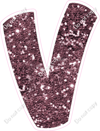 BBT 18" Individuals - Mauve Sparkle V