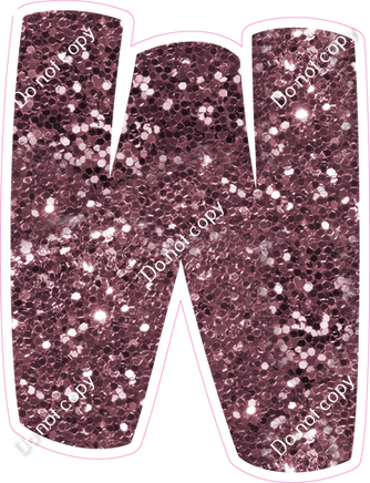 BBT 18" Individuals - Mauve Sparkle W