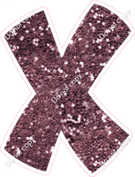 BBT 18" Individuals - Mauve Sparkle X