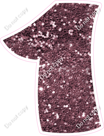 BBT 18" Individuals - Mauve Sparkle 1