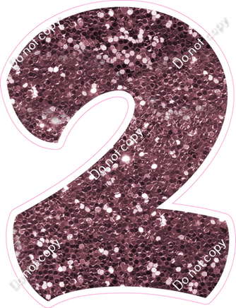 BBT 18" Individuals - Mauve Sparkle 2