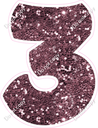 BBT 18" Individuals - Mauve Sparkle 3