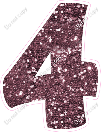 BBT 18" Individuals - Mauve Sparkle 4