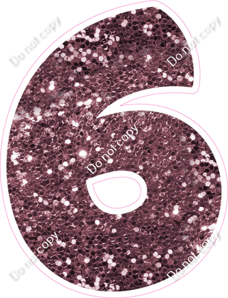 BBT 18" Individuals - Mauve Sparkle 6