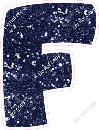 BBT 18" Individuals - Navy Blue Sparkle F