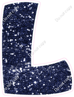 BBT 18" Individuals - Navy Blue Sparkle L