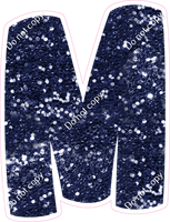 BBT 18" Individuals - Navy Blue Sparkle M