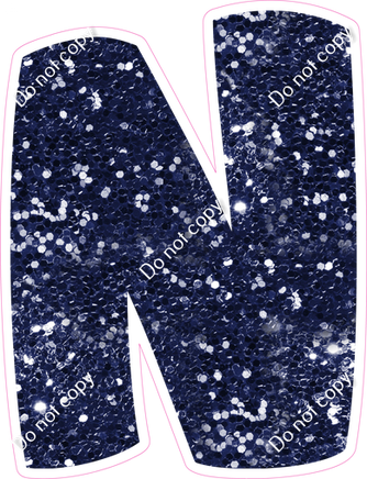 BBT 18" Individuals - Navy Blue Sparkle N