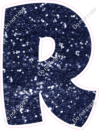 BBT 18" Individuals - Navy Blue Sparkle R