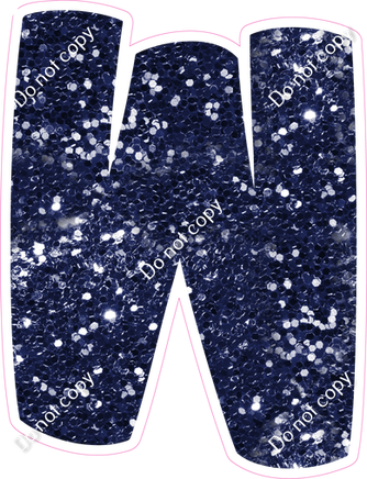 BBT 18" Individuals - Navy Blue Sparkle W